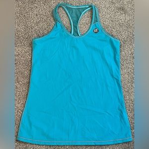 DeSoto Femme Women's Size XL Triathlon Blue Athletic Tank Top